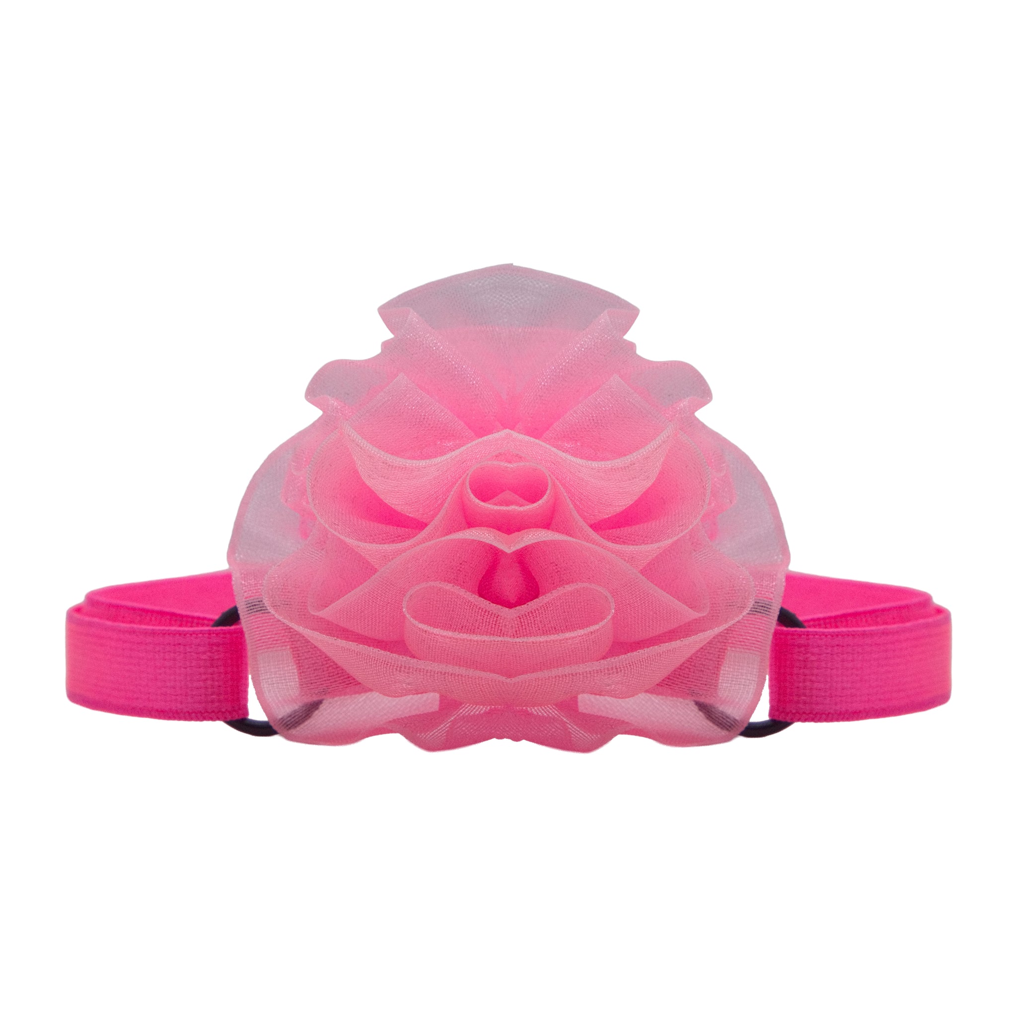 Dog Flower Bow - Pink