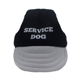 Black & White Service Dog Dog Hat