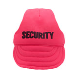 Fuchsia Security Dog Hat