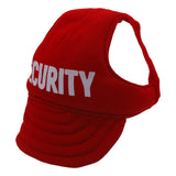 Red Security Dog Hat