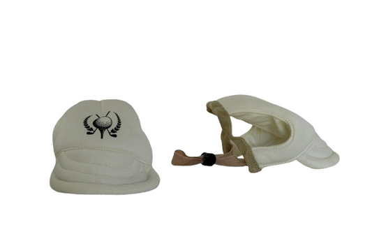 Classic beige golf hat
